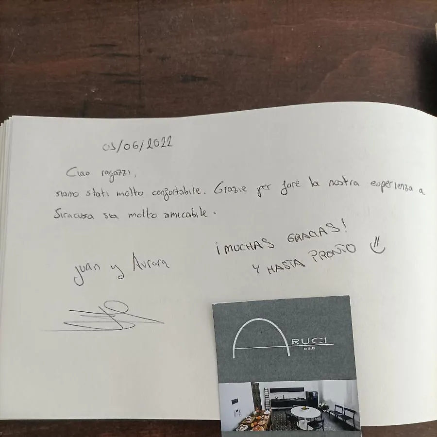 Aruci B&B Syrakus Frühstückspension